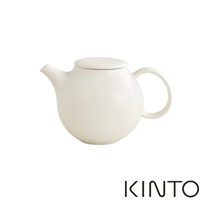 KINTO PEBBLE茶壺480ml-白